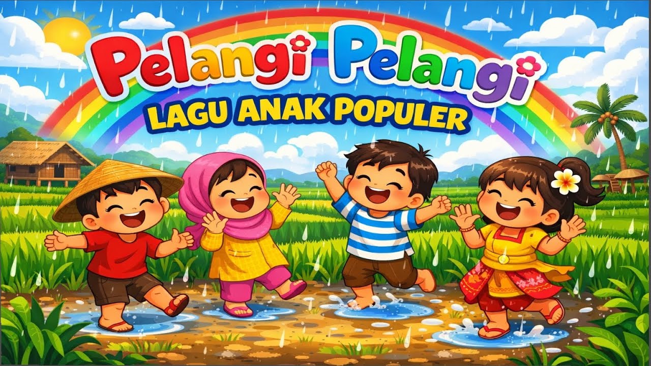 PELANGI - PELANGI -  LAGU ANAK INDONESIA || PELANGI PELANGI