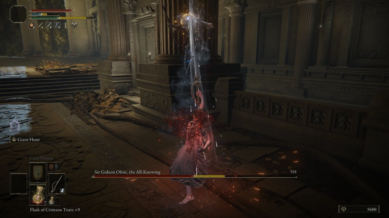 Elden Ring - Sir Gideon Giant Hunt Ash of War Cheese [RL1]