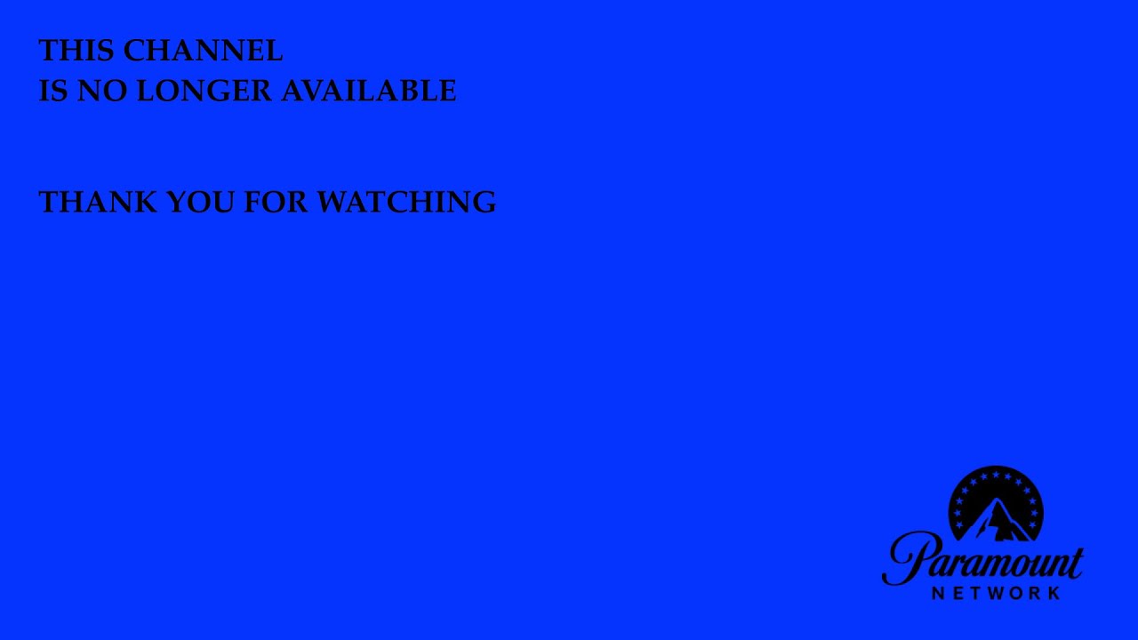 Paramount Network Asia shutdown (fan-made)