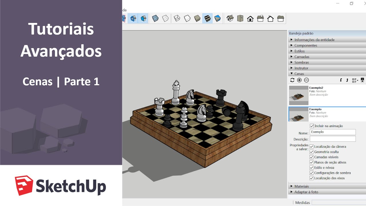 Cenas - Parte 1 - Tutoriais Avançados SketchUp