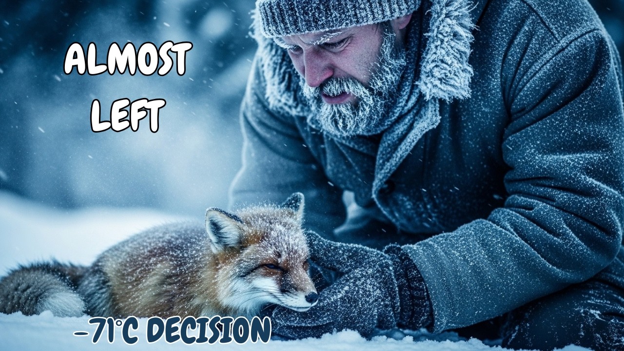 He Found a Fox Kit at -71°C — And Refused to Walk Away