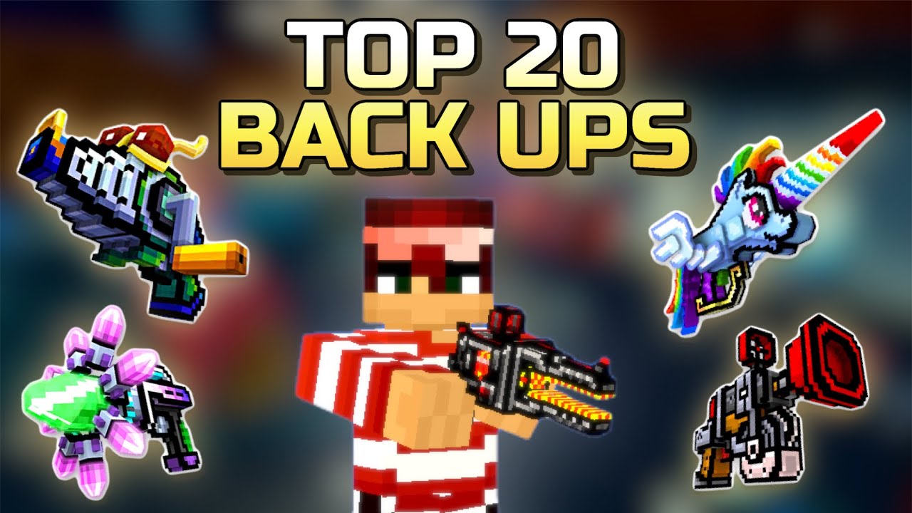 Top 20 BACK UPS in Pixel Gun 3D [updates list] June 2023