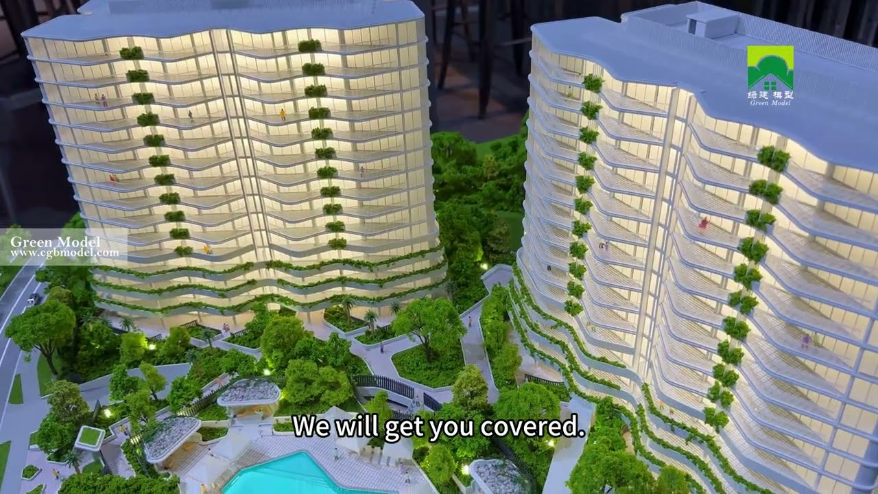 Australian Cascade real estate architectural model