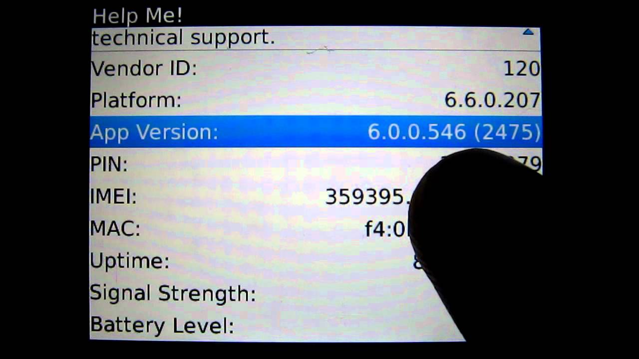 How to find your Blackberry MEP code with and without software