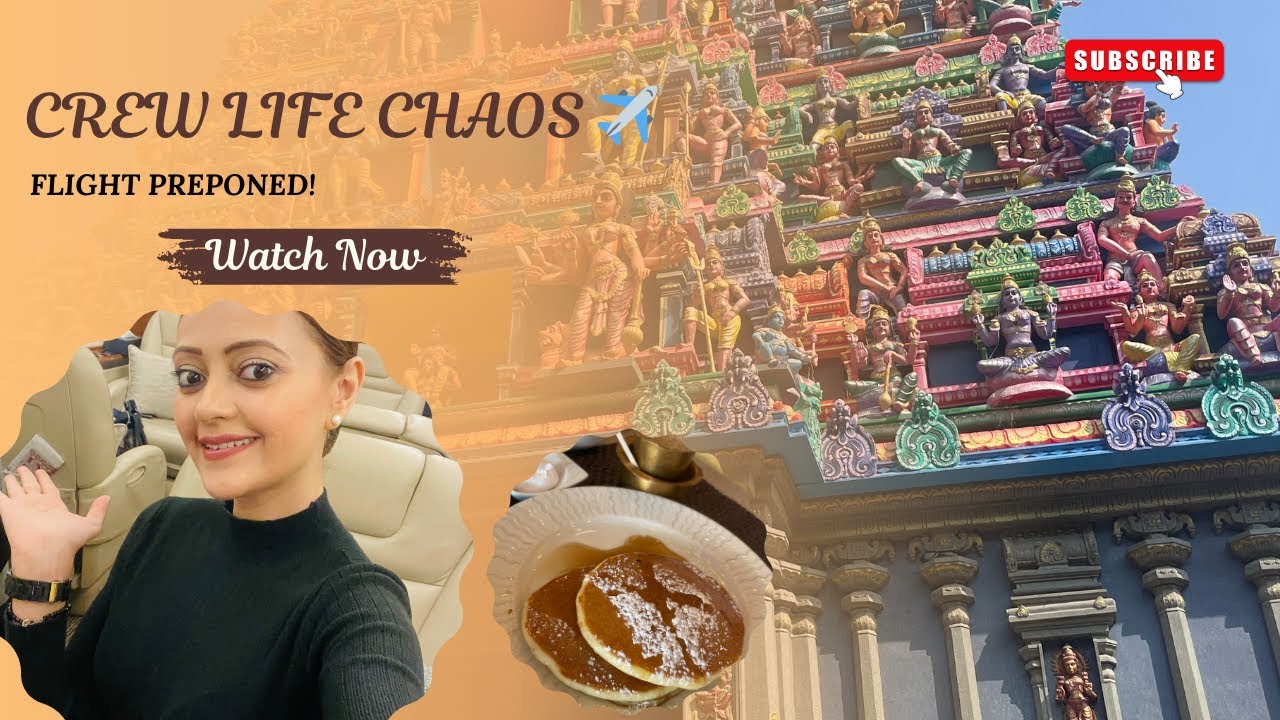 Temple Darshan, Flight Preponed & Crew Chaos ✈️ | Vijayawada to Jaipur Vlog