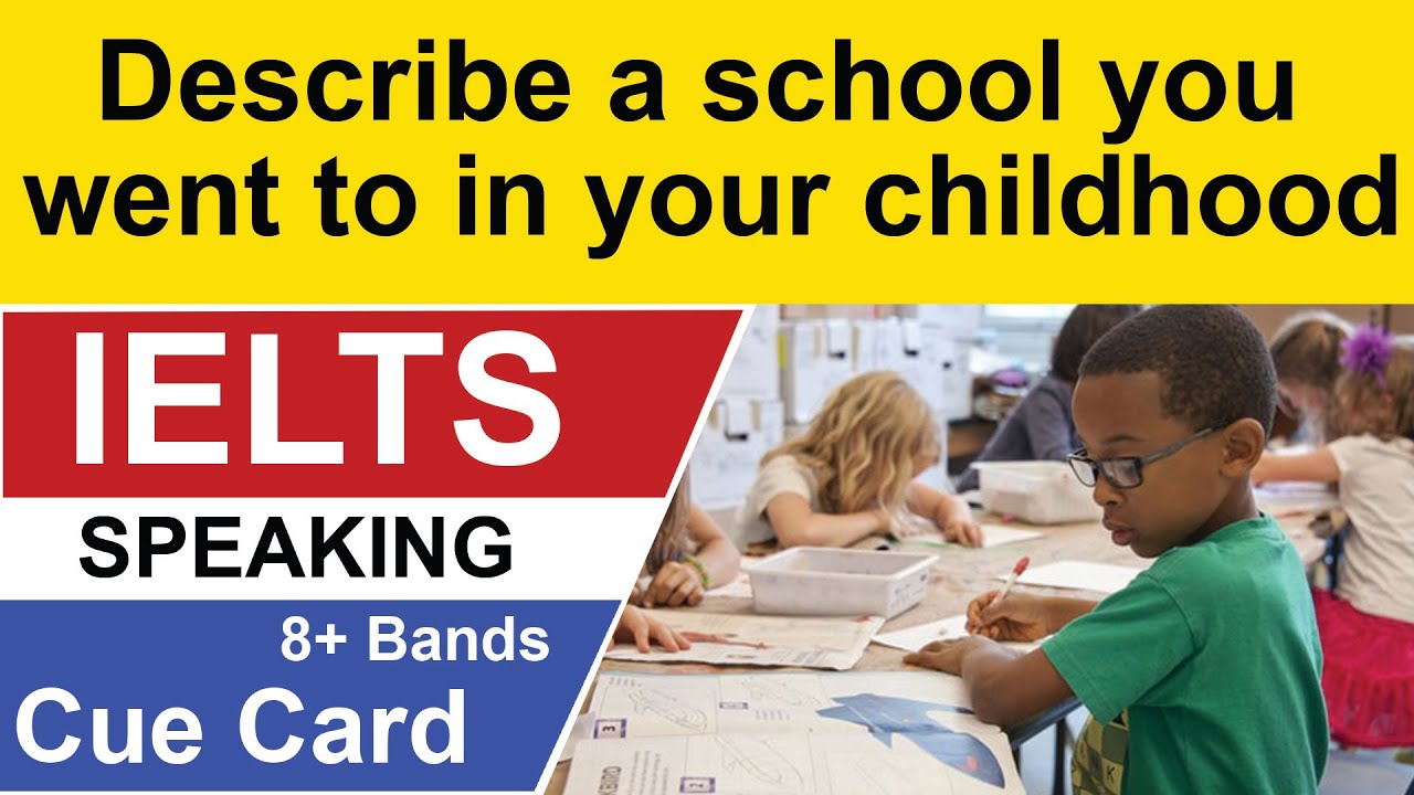Describe a school you went to in your childhood | IELTS Speaking Cue Card 2020 | Brpaper