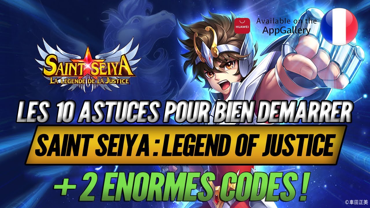 10 Astuces pour bien Démarrer + 2 Nouveaux Gros Codes de l'Idle Gacha Saint Seiya Legend of Justice