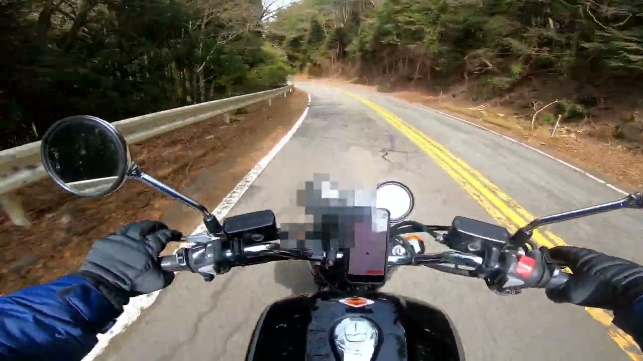 【CB1100】本宮山スカイライン声無し【モトブログ】