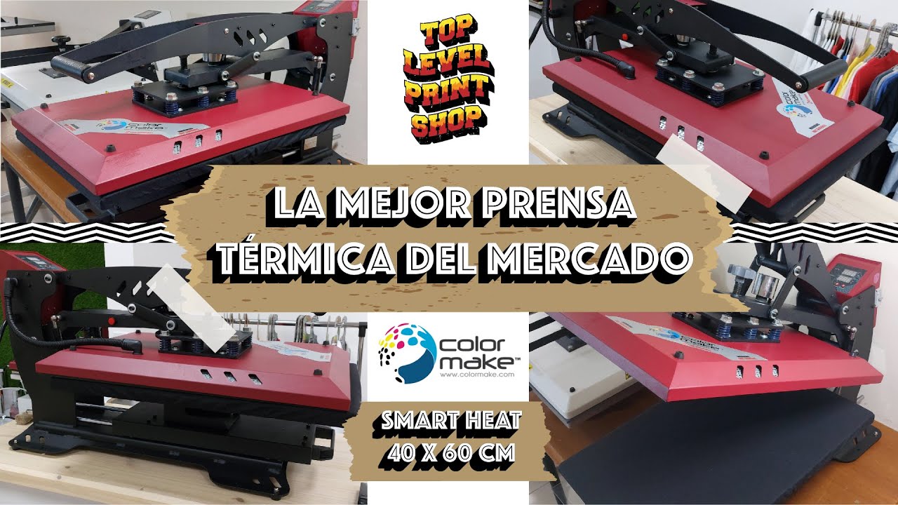 La mejor prensa térmica del mercado🔥!!! ColorMake Smart Heat 40x60CM semi-automática