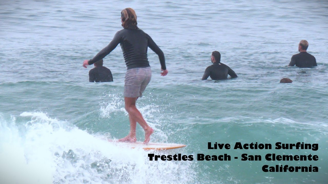 🔴 LIVE Cam Surfing Trestles Beach San Clemente California People Watching 08/20/25  ASMR Ocean Waves