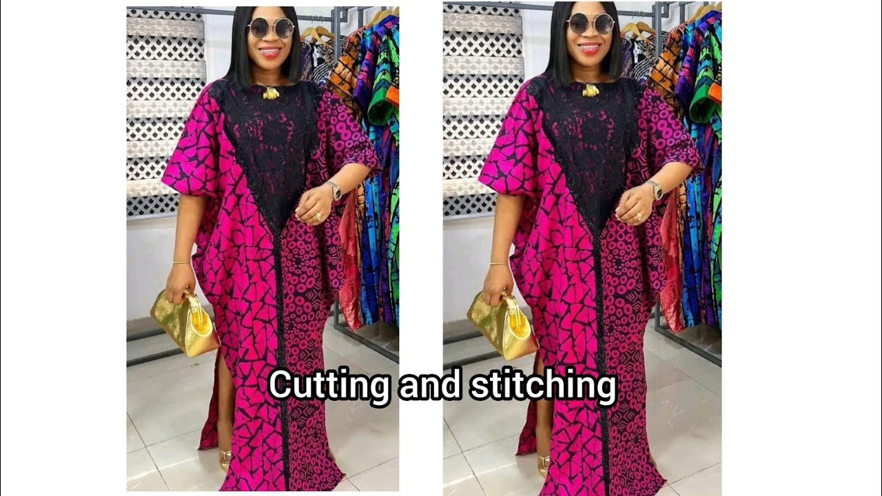 How to Cut and sew a Cowl bubu kaftan