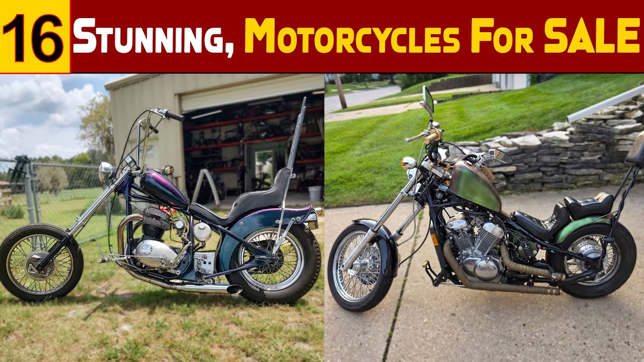16 Stunning Motorcycles for Sale &ndash; Rare Rides & Powerful Deals!