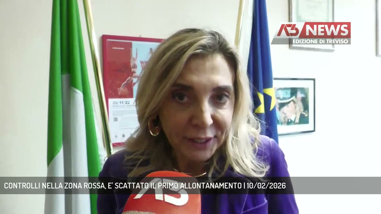 CONTROLLI NELLA ZONA ROSSA, E' SCATTATO IL PRIMO ALLONTANAMENTO | 10/02/2026