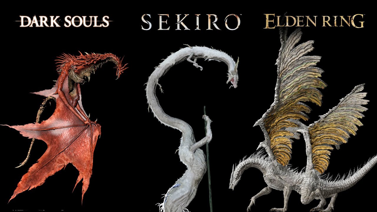 All Kinds of DRAGONS in Every Souls Game