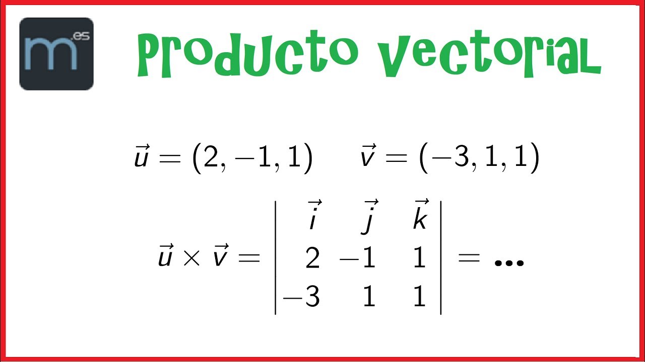 Producto vectorial