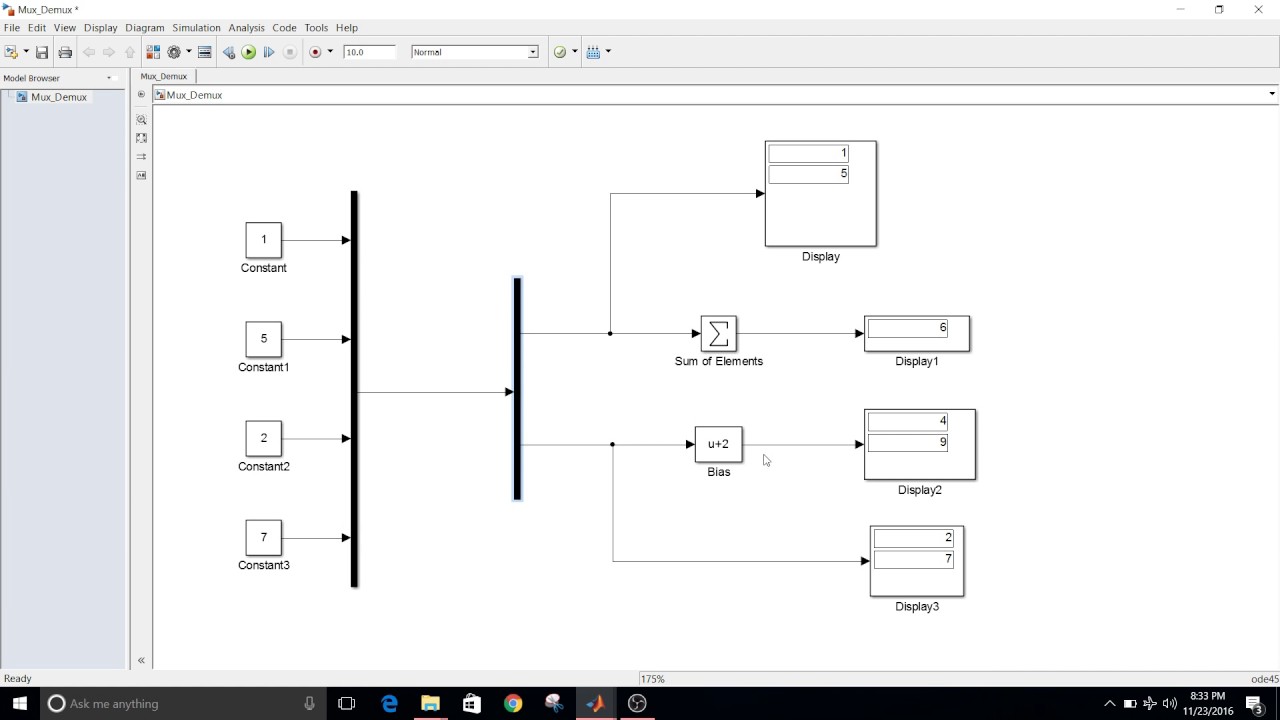 Simulink Tutorial - 10 - How To Combine And Extract Data Using Vectors
