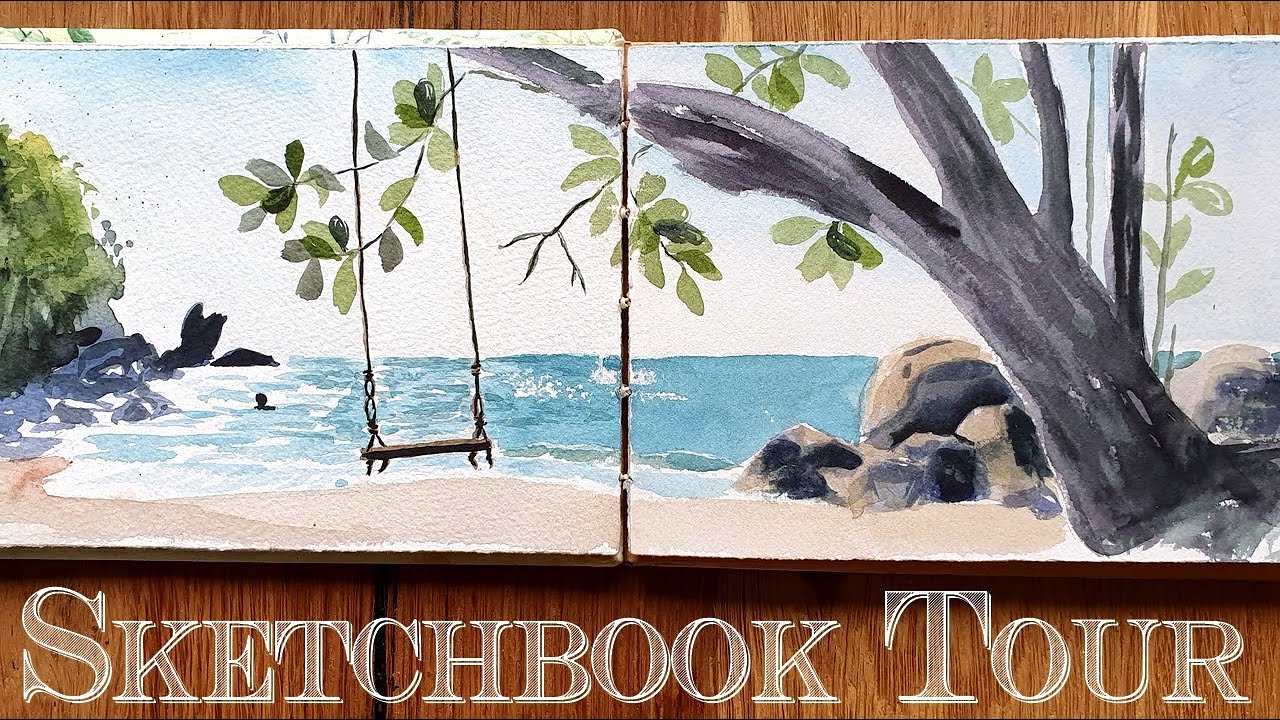 🌴 Sketchbook Tour Thaïlande 🐟