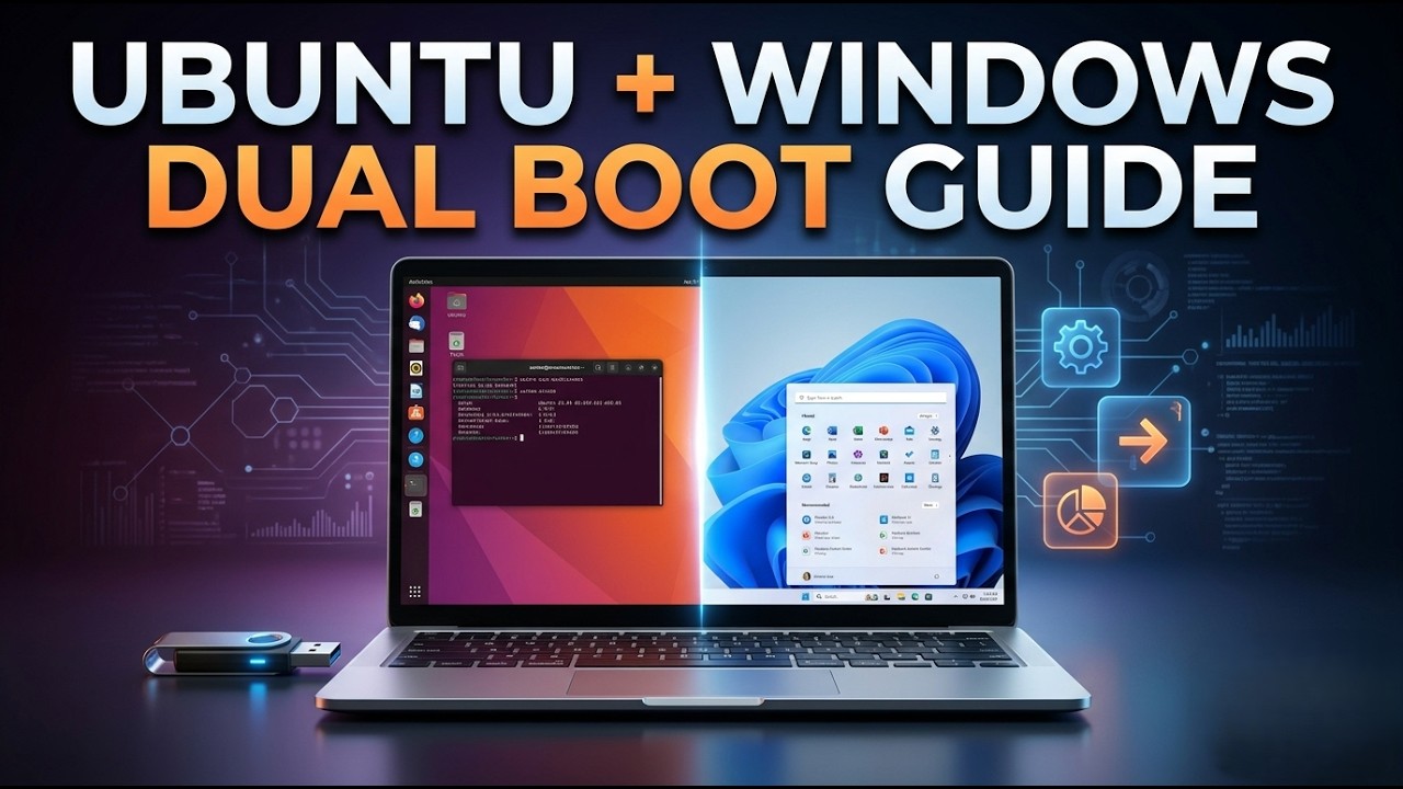 Ubuntu 26.04 Dual Boot with Windows 11 | Complete Installation, Setup, Update & Configuration Guide