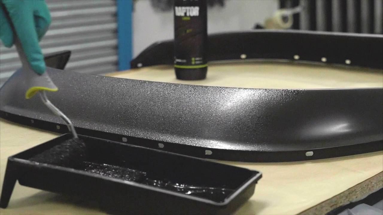 RAPTOR Roll-On Application (Bed Liner and Protective Coating)