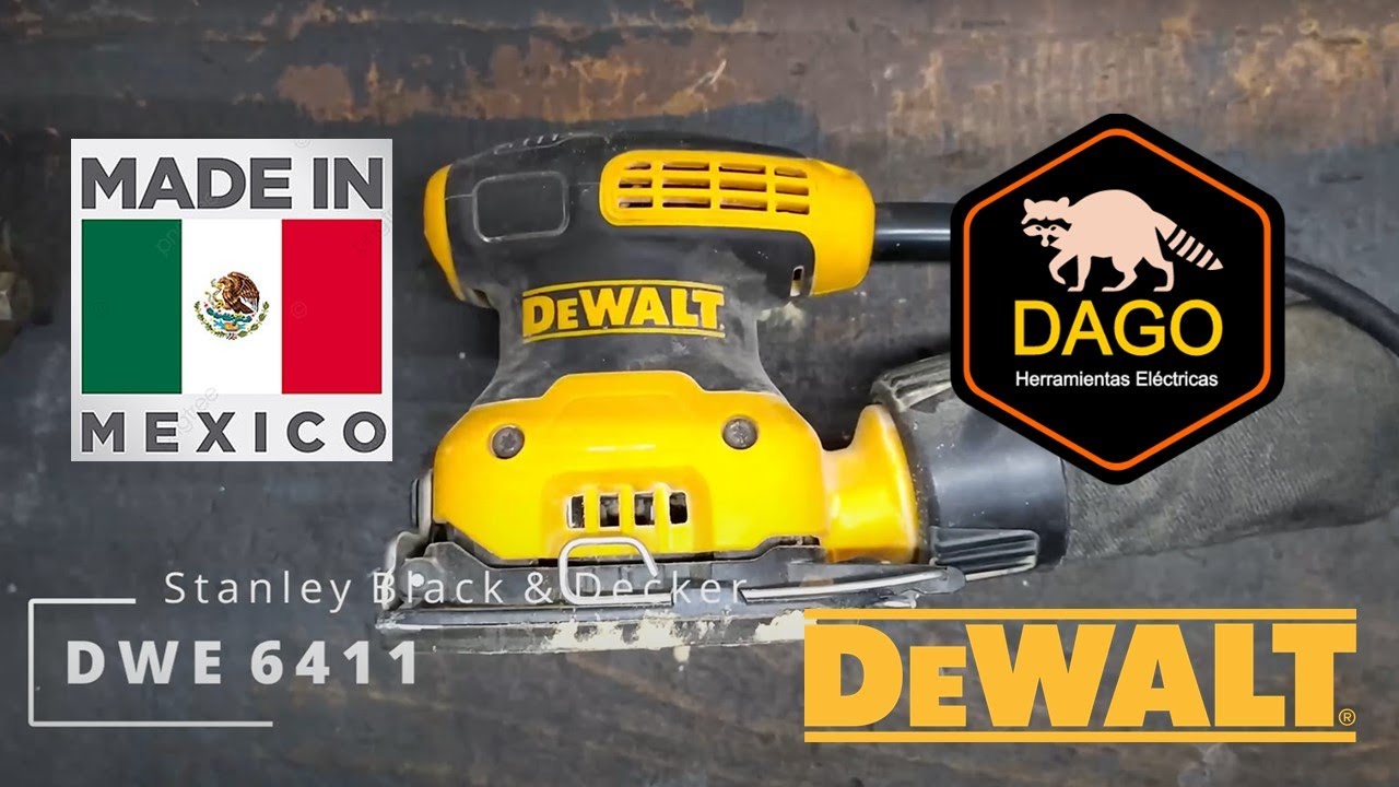 Reparación de Lijadora Dewalt DWE6411 Frenada: Orgullo de Fabricación Mexicana 🇲🇽