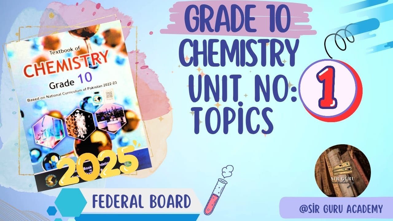 Class 10 CHEMISTRY New Book 2025 unit 1 History of Chemistry complete explanation FBISE