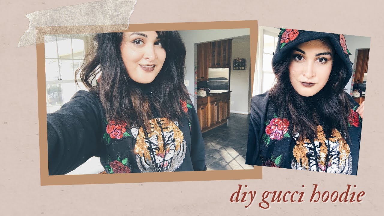 Attempting to DIY Taylor Swift's Gucci Hoodie from the LWYMMD Music Video | Sangeeta