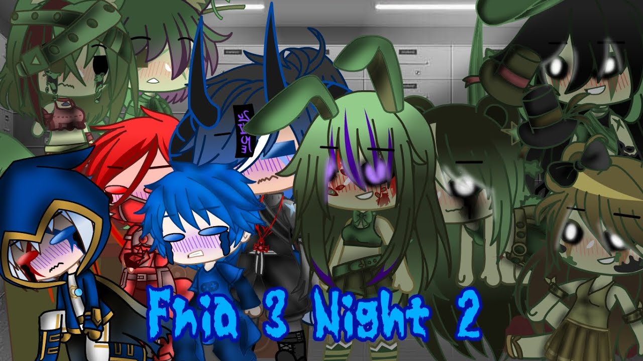 Fnia 3 Night 2||Gacha Club||Black Dragon