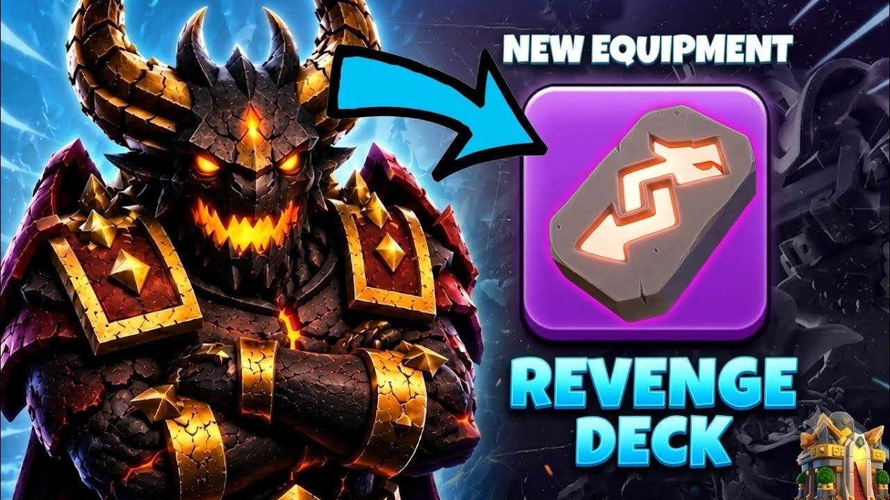 NEW Dragon Duke Epic Equipment: REVENGE DECK Gameplay & Leaks | Clash Of Clans