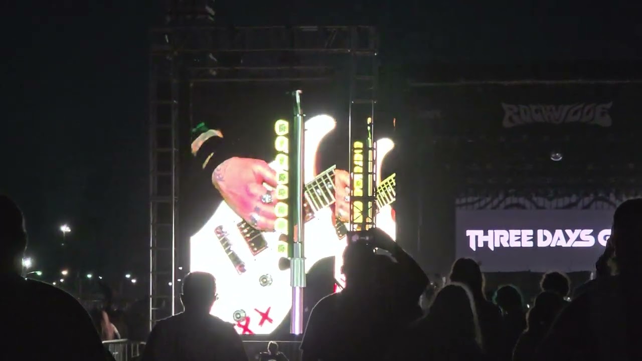 Three Days Grace 2X: Away From the Sun (For Brad Arnold) Welcome to Rockville Day 1: May 15, 2025