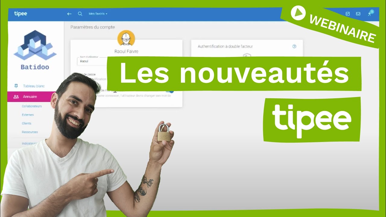 Webinar nouveautés tipee | Sécurisez les accès à votre tipee