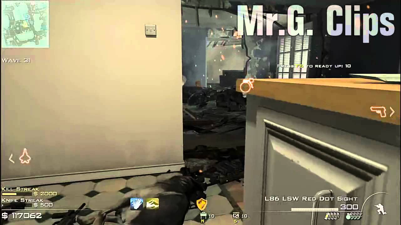 COD:MW3 Survival SOLO - WAVE 50+ The Hard Way - 2 Guns ONLY challenge!