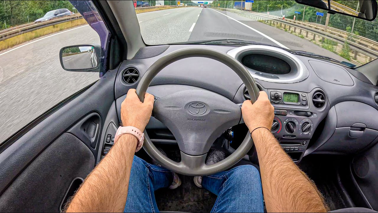 2002 Toyota Yaris | 1.4 DI 75 hp | POV Test Drive