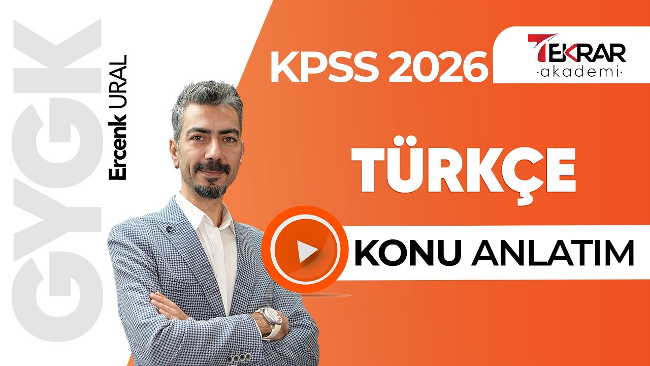 60) Türkçe - Parçanın Anlatımı I - Ercenk Ural
