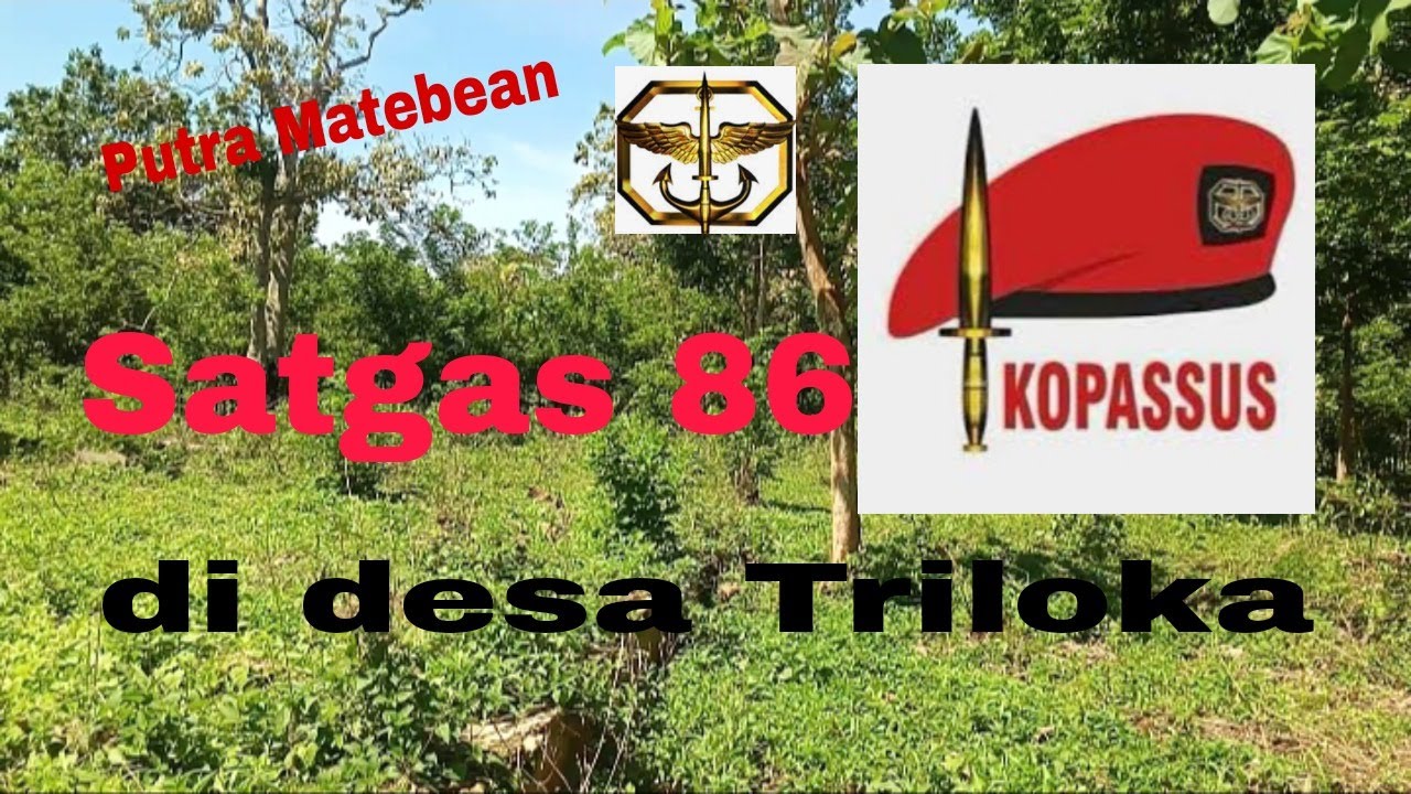 Satgas 86 Kopassus di Triloka