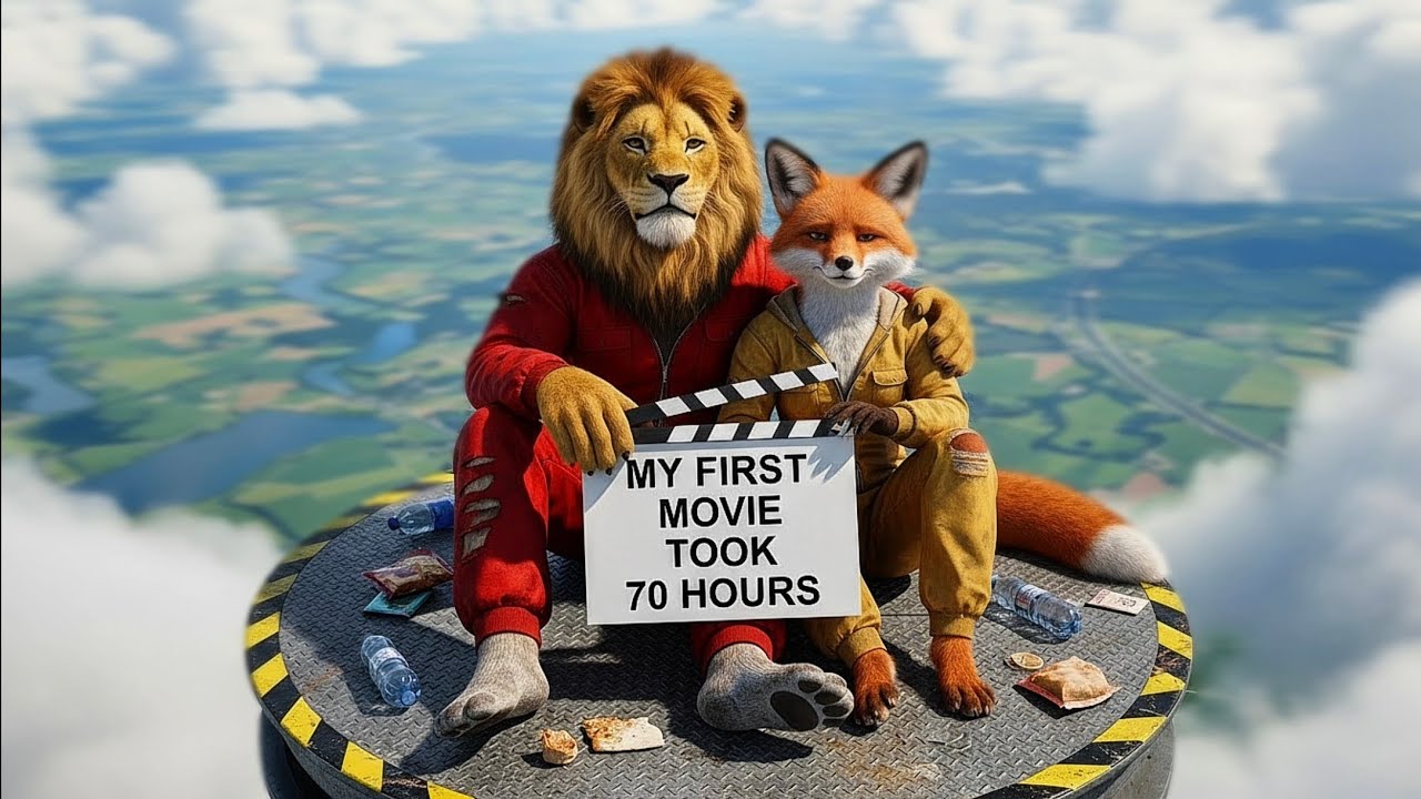 “I Spent 70 Hours Making This AI Movie — Meet the Lion & the Fox”