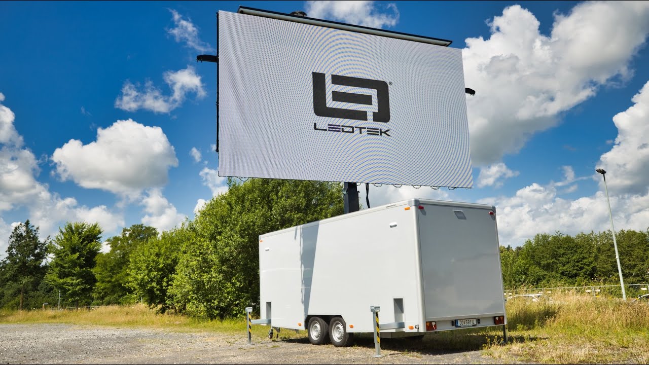 Der LED-Wand Trailer mit unserer P4+WH Pro