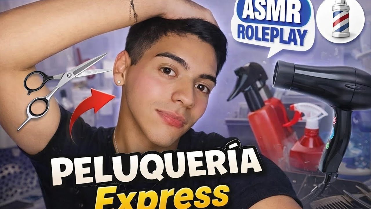 ASMR Roleplay | Peluquero: corte express