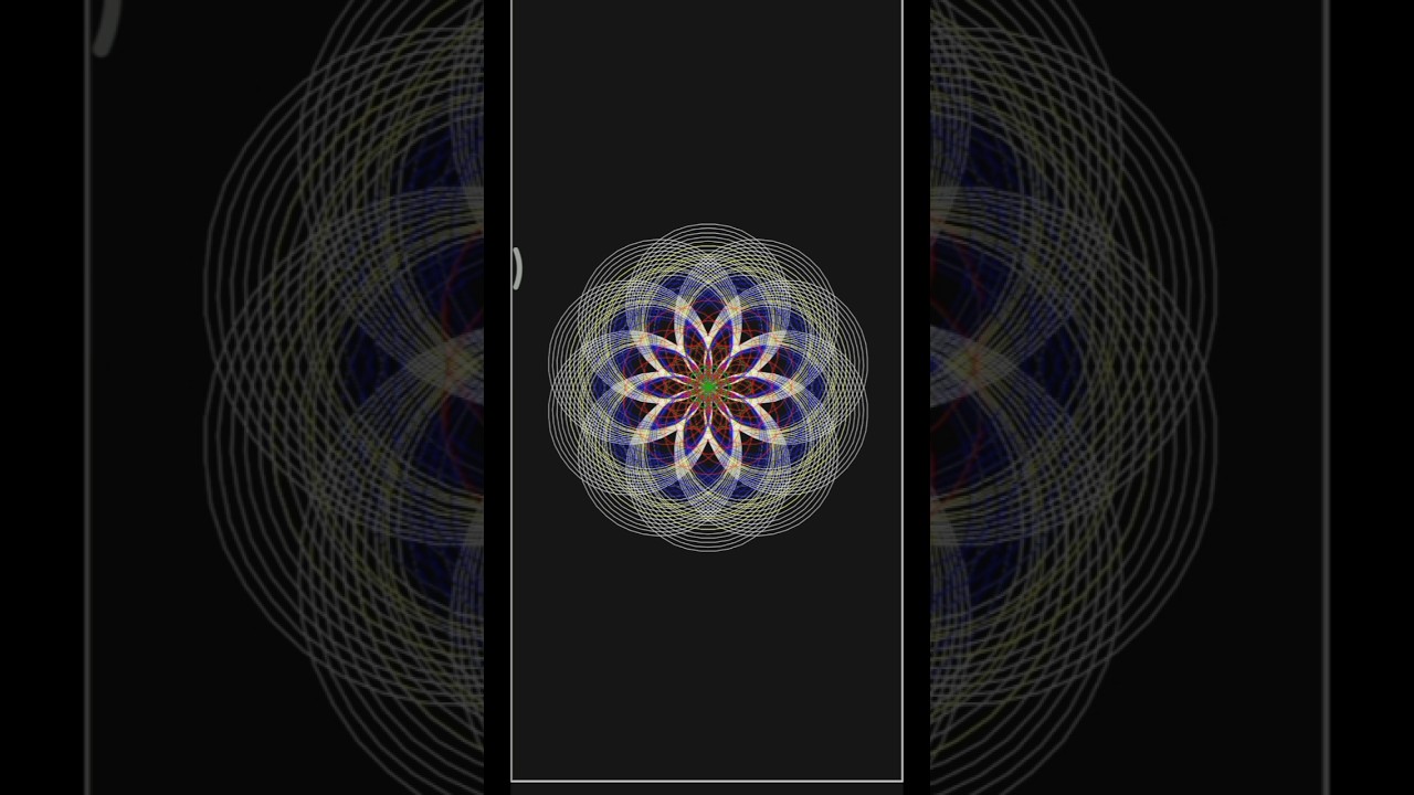 How to make flower illusion in python.