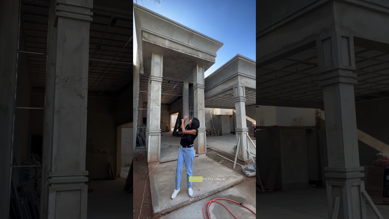 MOLDURA EM EPS da MEGAISO, CASA COM MOLDURA, CASA CLASSICA, CASA MODERNA, #shorts
