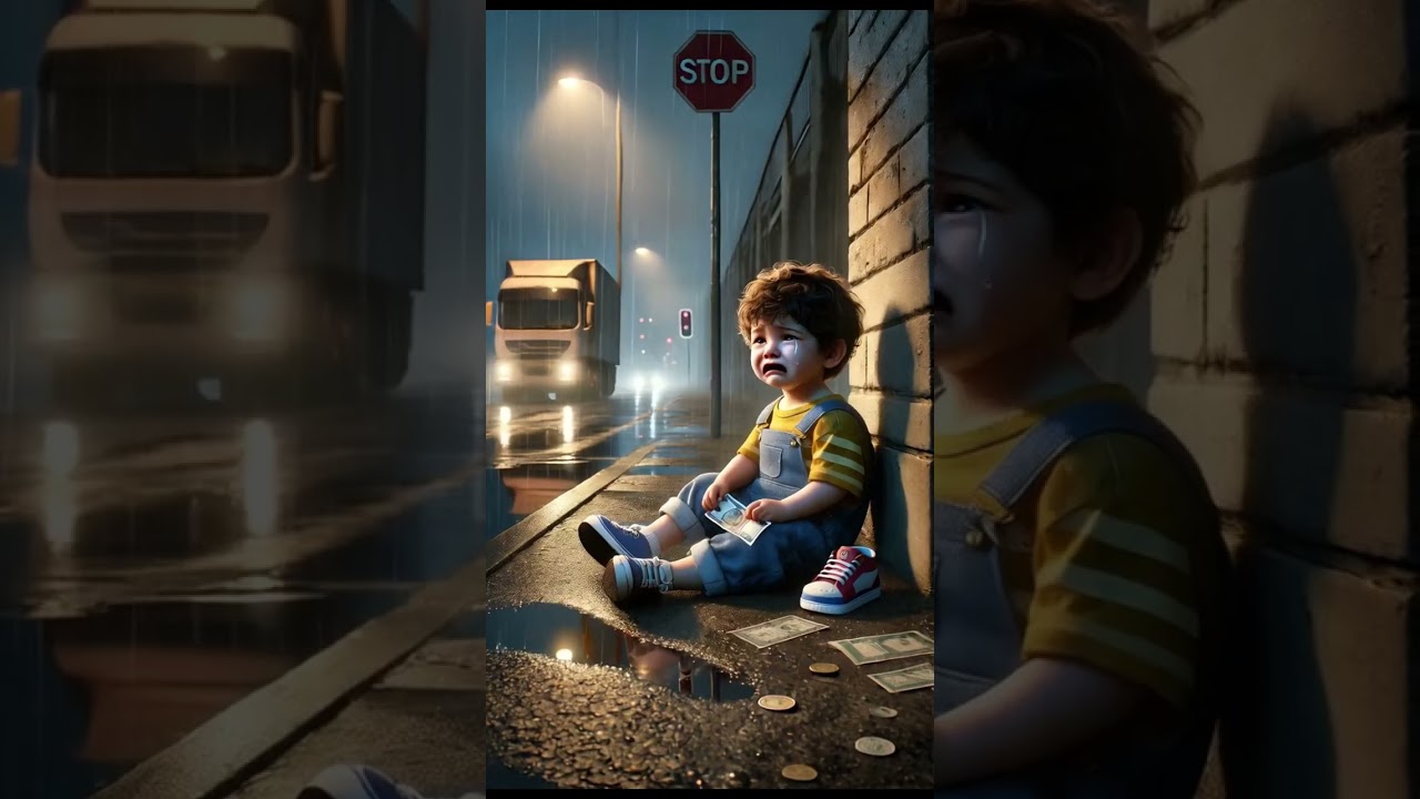 This child used wisdom even in sorrow.#ai #cartoon #youtubeshorts #emotionalstory #funnyshorts