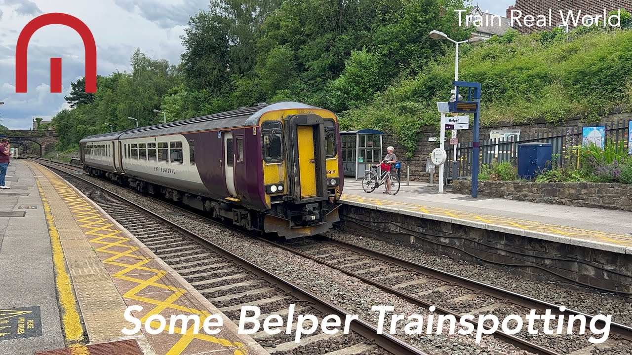 Train Real World - Belper Transpotting! Class 156, 66, 222, 221 and 220