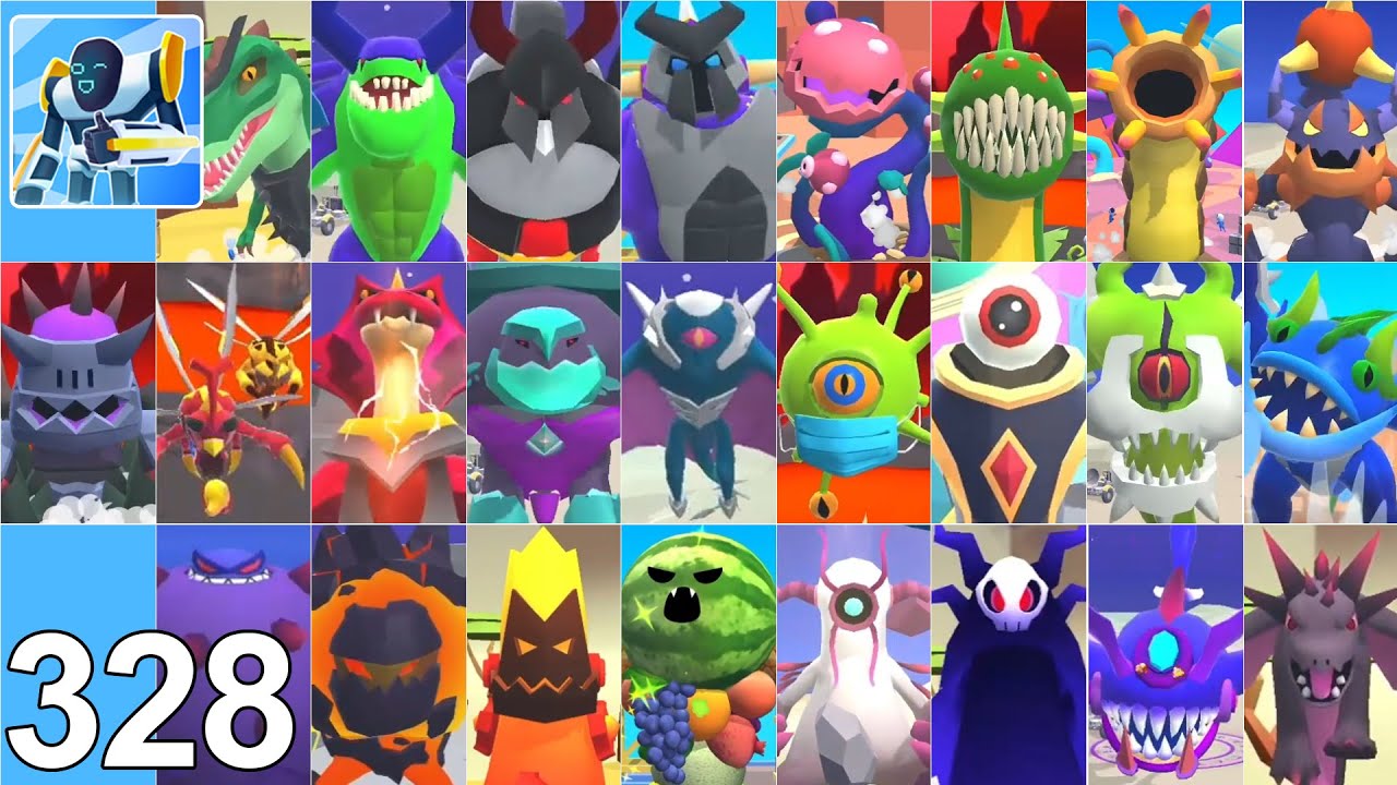 Mechangelion Robot Fighting 328: 🏆 ULTIMATE ALL MONSTER & MUTANT SHOWCASE! Defeating Them All!