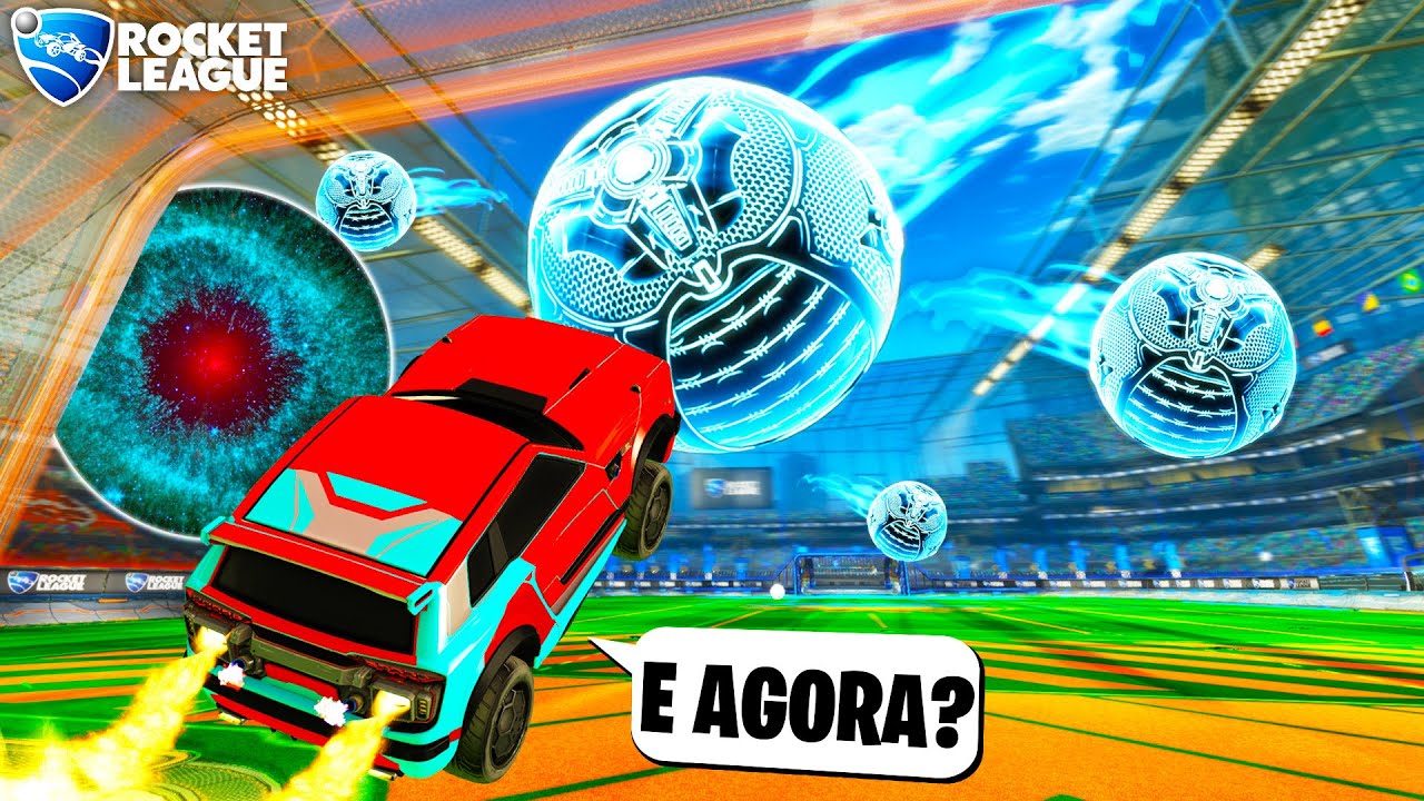 FIRE no HEATSEEKER COM VÁRIAS BOLAS no ROCKET LEAGUE (ele nunca tinha visto)