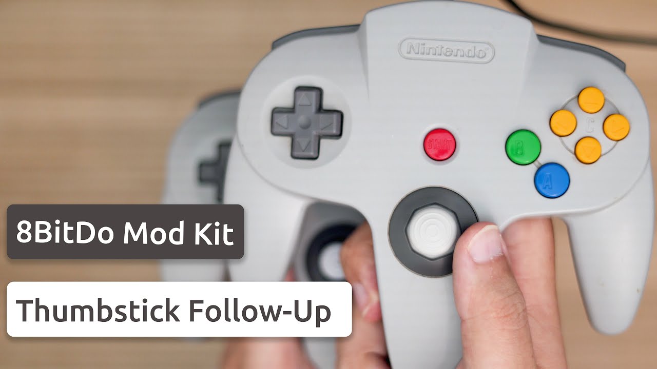 Мой контроллер N64 никогда не был таким удобным! (Продолжение о джойстике 8BitDo N64 Mod Kit)