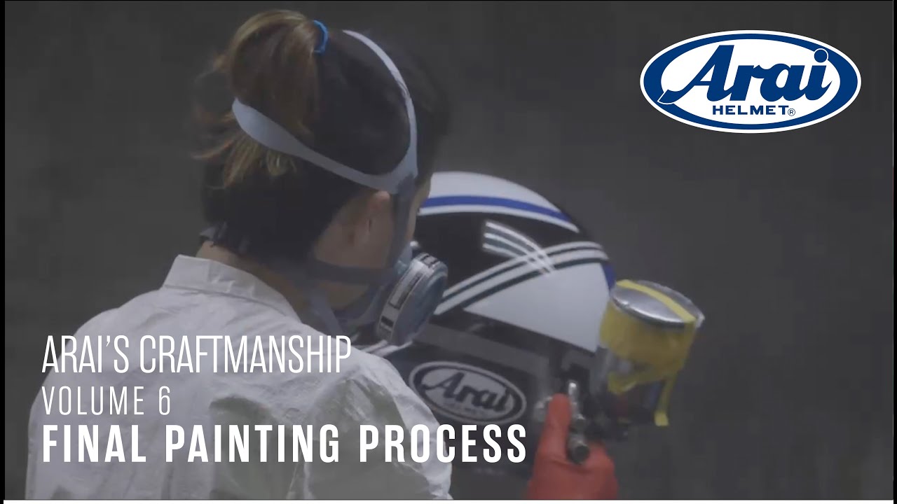 Arai Factory Tour Volume 6 - Final Painting Process