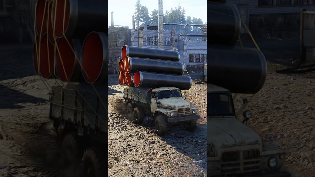 Roadcraft Fail - One Pipe Too Many! #roadcraft #pcgaming #shorts