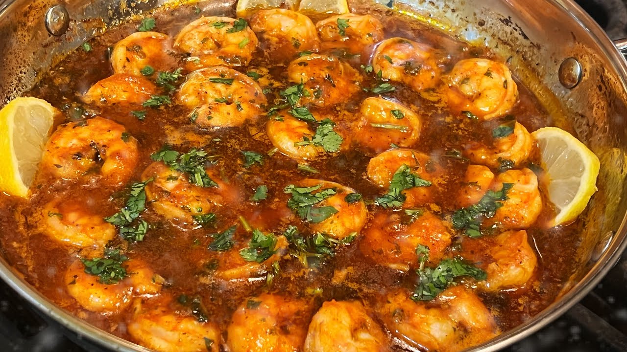 Рагу из креветок или тажин из креветок, Пиль-пиль — вкусное и быстрое в приготовлении блюдо.