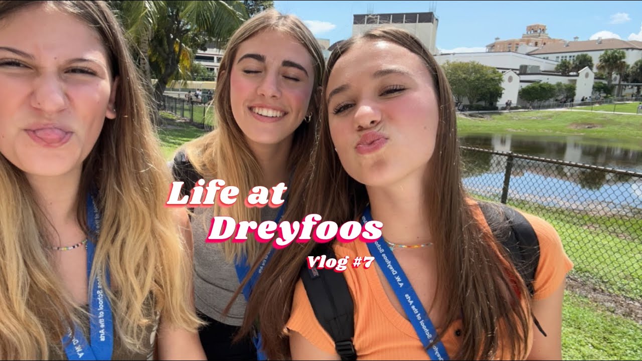 Life at Dreyfoos Vlog #7 😎📚😋 | Sofia Lauren #dsoa #highschool #vlog #mammamia #dreyfoos #theatre