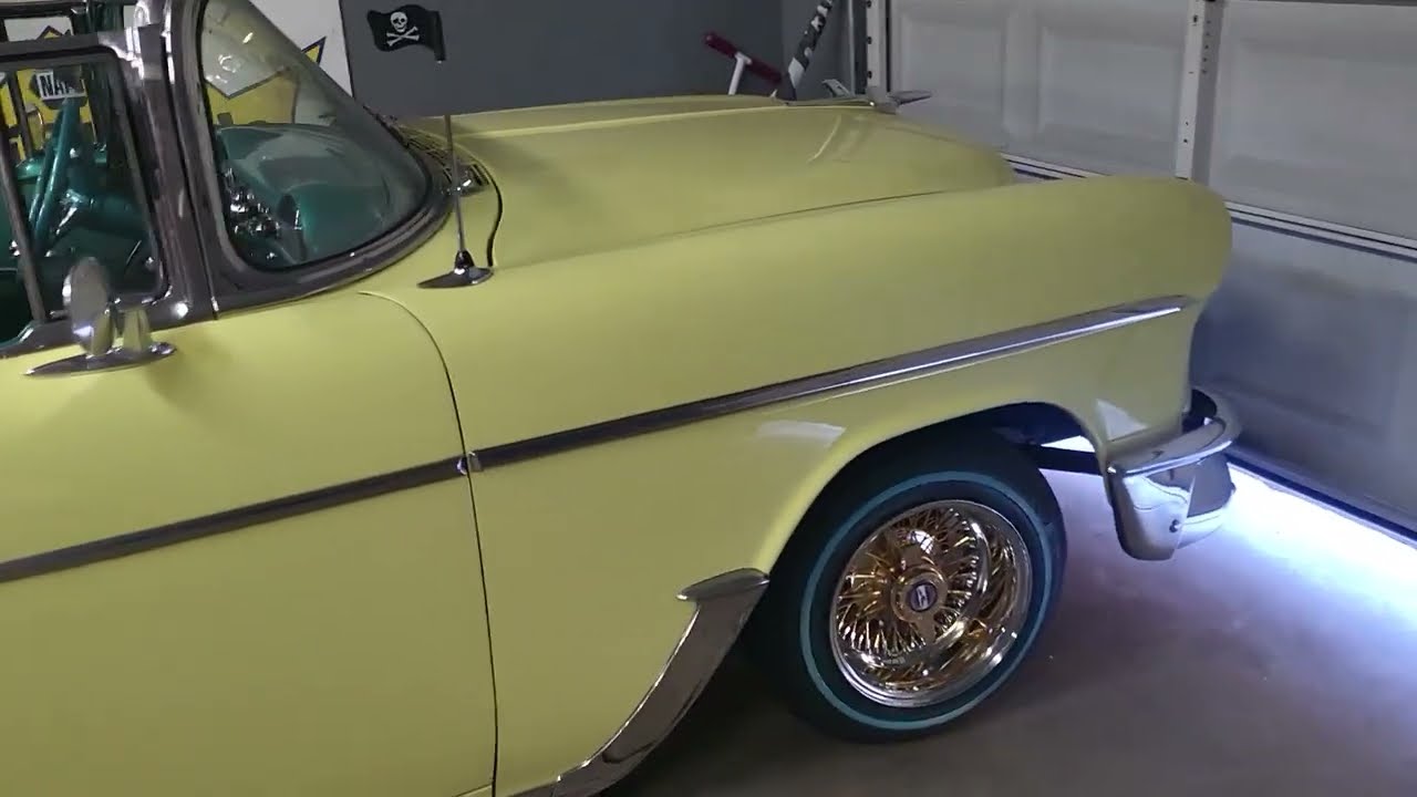 55 BEL AIR CONVERTIBLE lowrider (with aircraft hydraulics)