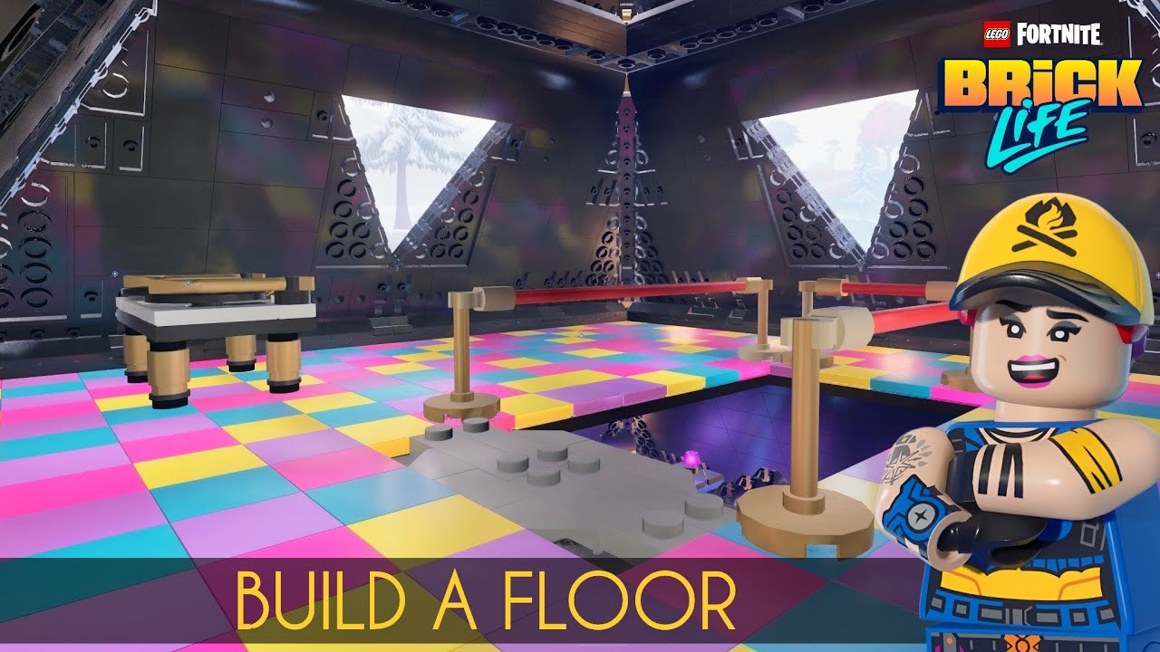 HOW TO BUILD AN EXTRA FLOOR DAFT PUNK PYRAMID - Full Tutorial in Lego Fortnite Brick Life